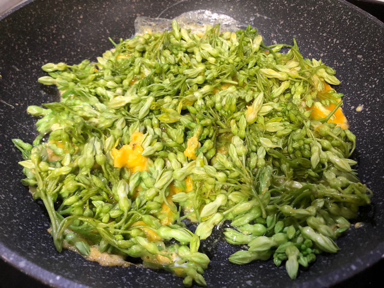 夜香花煎蛋怎么做 夜香花煎蛋的做法 豆果美食