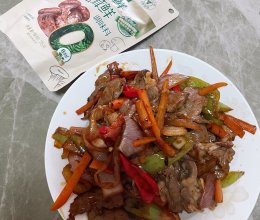 #厨房的鲜香秘诀，太太乐松茸鲜，一餐一筷见鲜香#爆炒青椒猪心