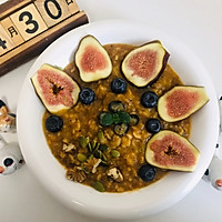 自制红腰豆奶煮奇亚籽煮燕麦，蔬蛋饼的做法图解6