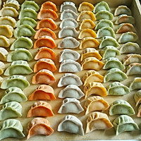 彩色水饺的做法图解5