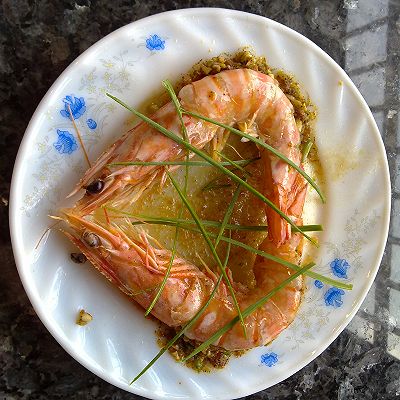蒜泥开背虾