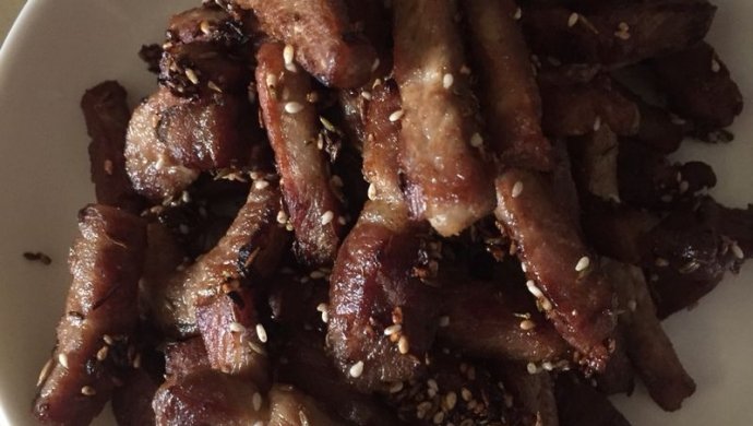 炒烤牛肉干