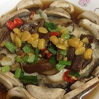 蘑菇豆酱蒸鳕鱼（汕头风味）的做法图解12