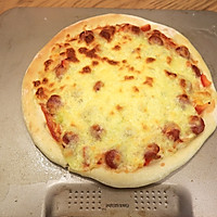 #安佳马苏里拉芝士挑战赛# 无油脆底香肠披萨的做法图解10