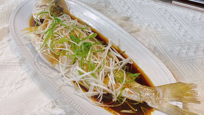 蒸烤箱美食【清蒸红古鱼】