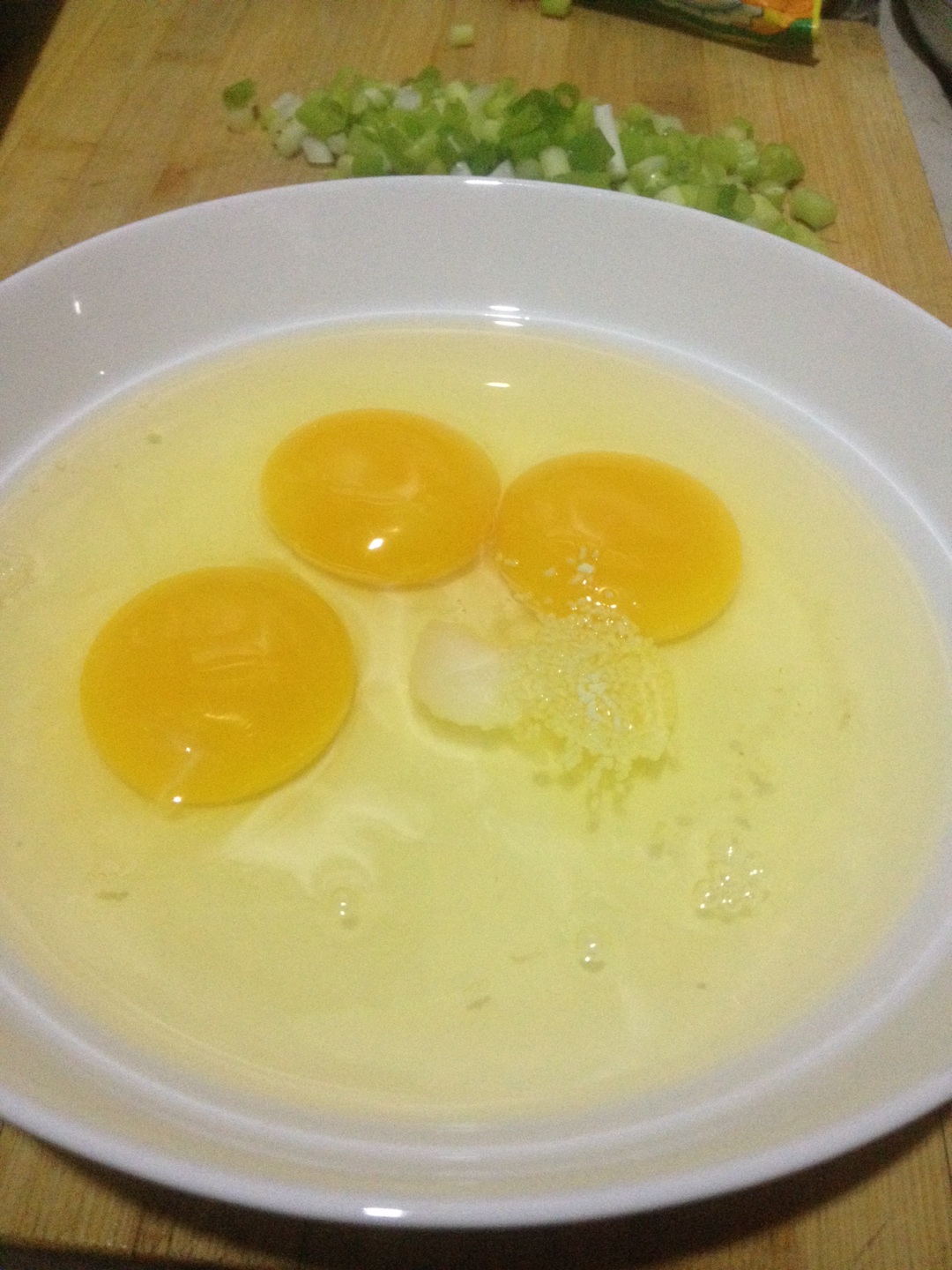 葱花炒鸡蛋怎么做_葱花炒鸡蛋的做法_豆果美食