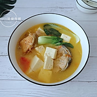 三文鱼头豆腐汤的做法图解7
