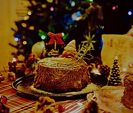 圣诞树根蛋糕的做法