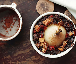 巧克力燕麦酥梨，满足你对甜品的所有期待的做法