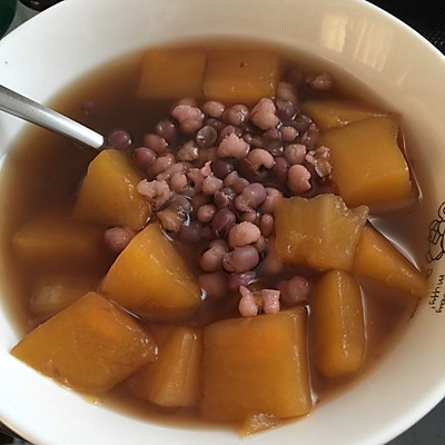 南瓜红豆汤