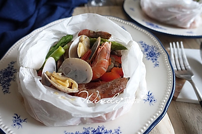 纸锅海鲜