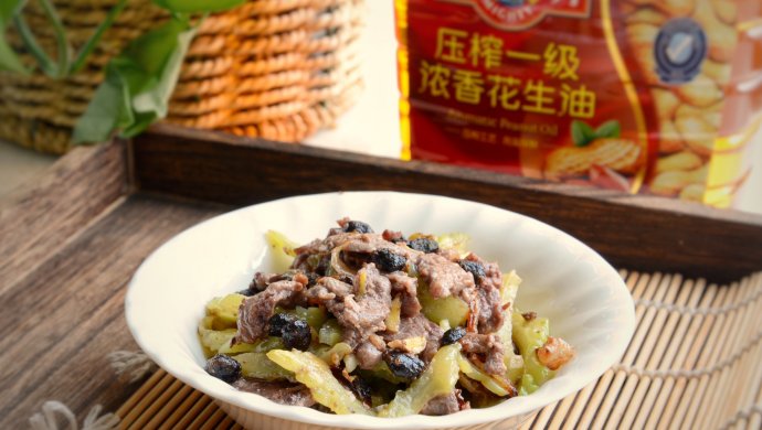 金牌豉汁凉瓜炒牛肉