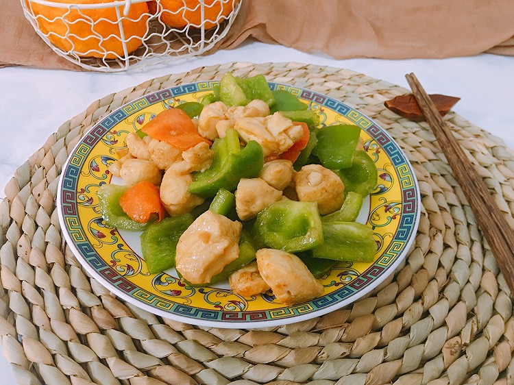 青椒鸡胸肉的做法