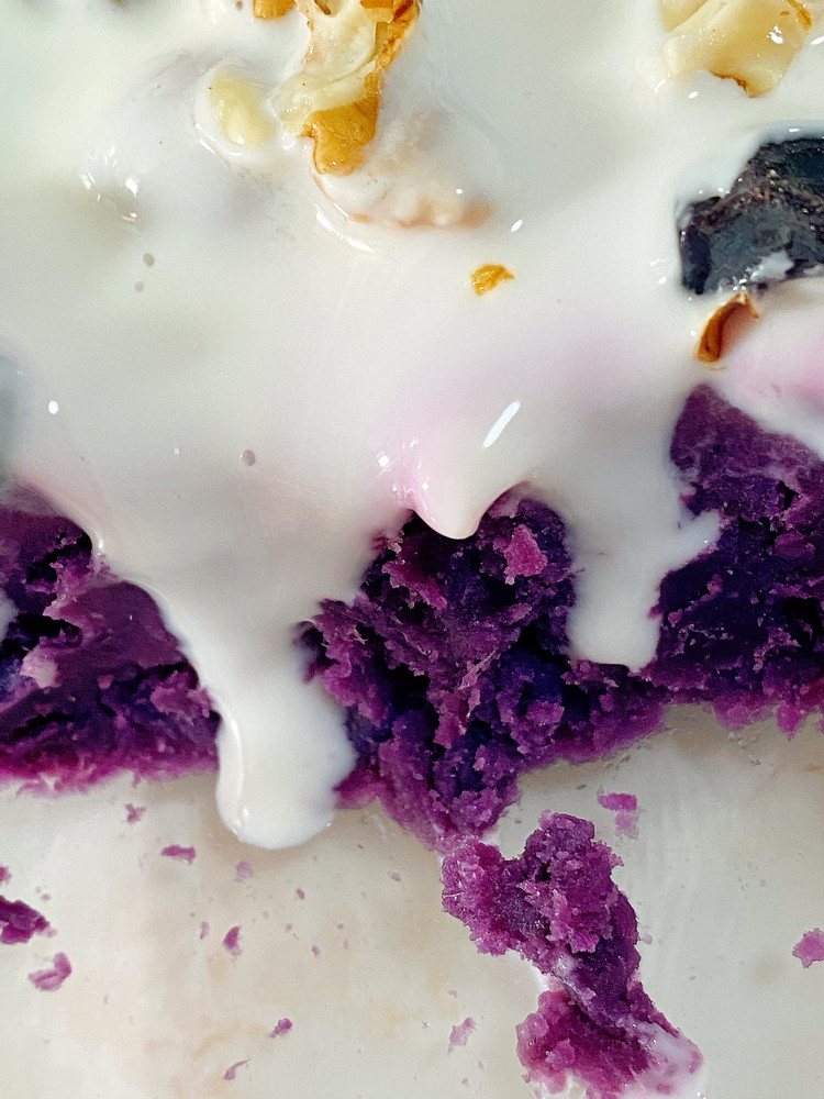紫薯酸奶减肥餐的做法