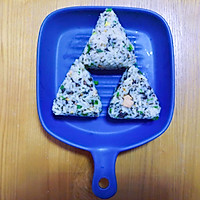 简单好吃，日式紫菜火腿饭团的做法图解6
