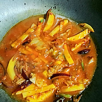 简单易学韩国泡菜炒年糕的做法图解4