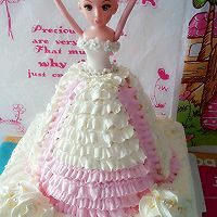 芭比娃娃蛋糕的做法图解8