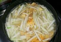 银鱼鸡蛋节瓜汤的做法