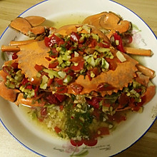 私房菜：蒸青蟹