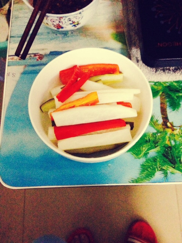 泡萝卜