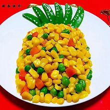 #刘畊宏女孩减脂饮食#时蔬炒玉米粒