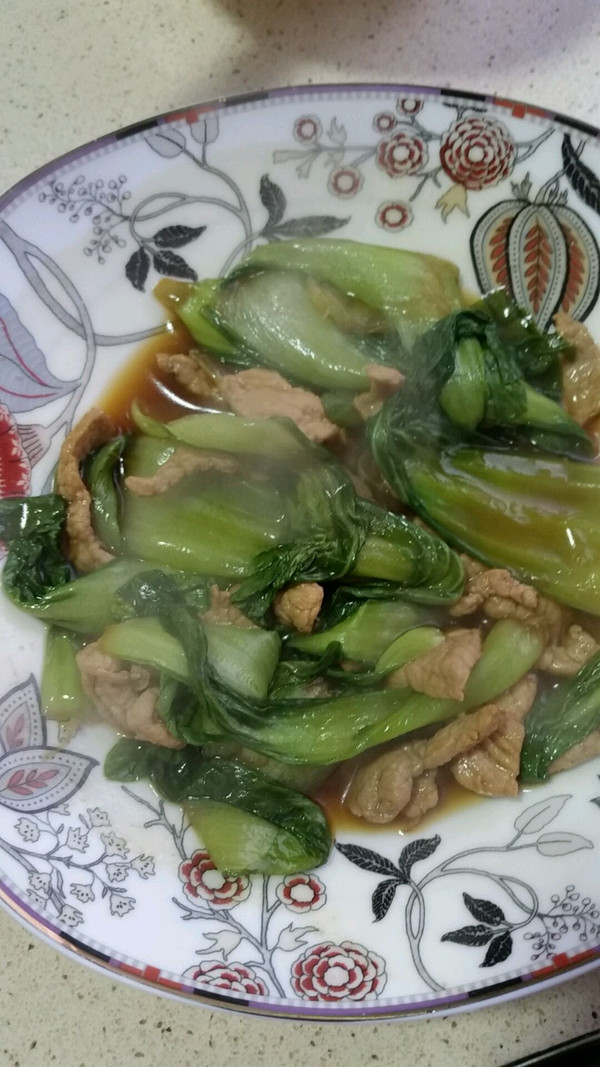 油菜炒肉