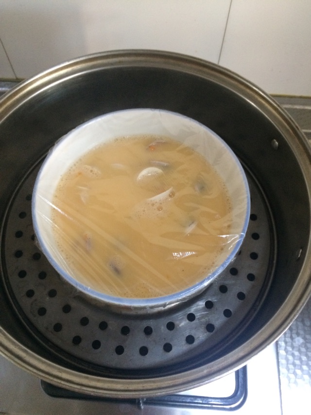 蛤蛎鸡蛋羹的做法图解9