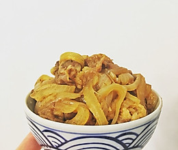 ｛日式减脂餐｝食其家牛肉饭牛丼的做法