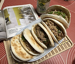 酸黄瓜肉夹馍的做法