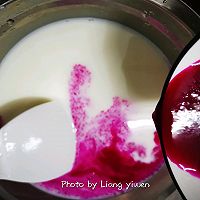 火龙果牛奶小方【奶粉版】的做法图解4