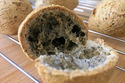 空气炸锅黑芝麻小麻薯