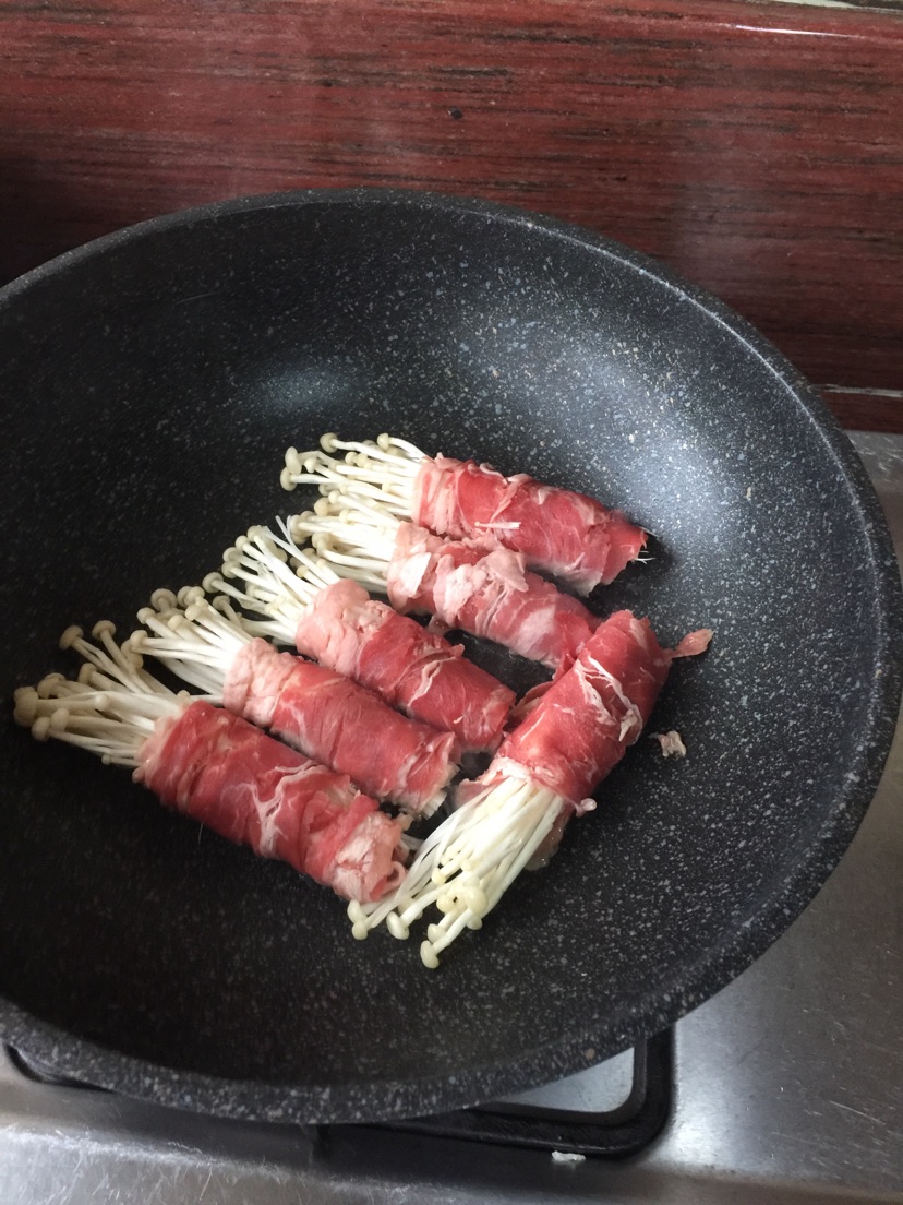 肥牛金针菇的做法图解5