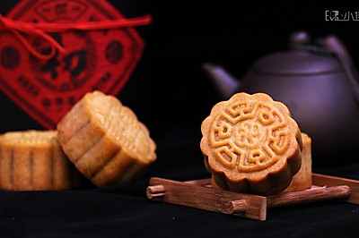 网红拉丝月饼