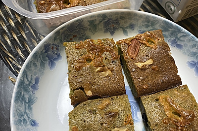 甜甜下午茶 抹茶香蕉蛋糕