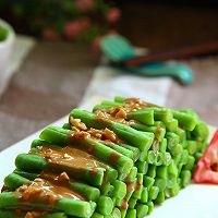 麻酱拌豇豆角#单挑夏天#的做法图解11