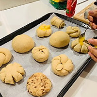 周氏· 黑糖磅蛋糕& 酸奶花朵面包的做法图解9