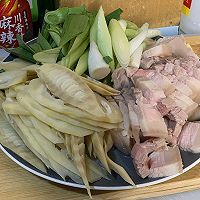 竹笋炒回锅肉，超香超完美的搭配！的做法图解3
