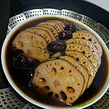 红枣糯米藕