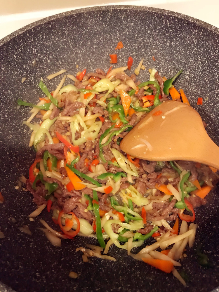 子姜牛肉的做法