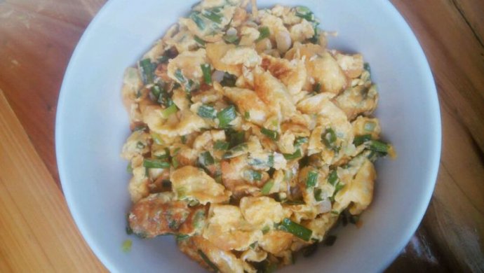 葱花炒鸡蛋