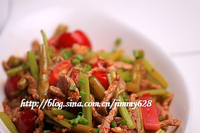 香芹泡菜牛肉丝