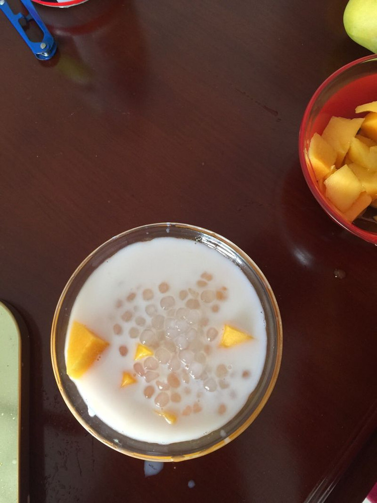 芒果椰汁西米露的做法