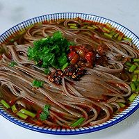 酸辣酱香素荞面的做法图解5