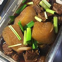 萝卜炖牛腩的做法图解3