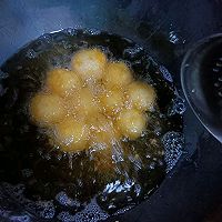 油炸肉松汤圆的做法图解9