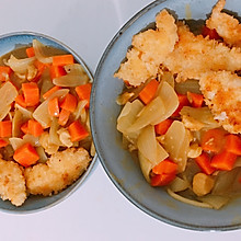 炸鸡排咖喱乌冬面