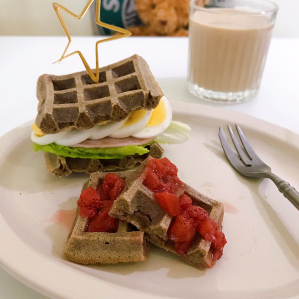 全麦华夫饼（极简低脂）