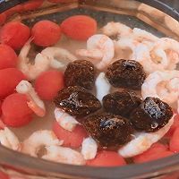 #我的夏日味道vlog#夏日开胃菜，桂花话梅加拿大北极虾的做法图解6
