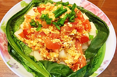 番茄炒蛋米豆腐