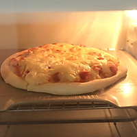 #安佳马苏里拉芝士挑战赛# 无油脆底香肠披萨的做法图解9